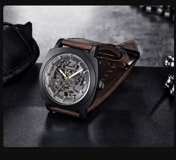 Mechanical Men's Business Watches Top Luxury Automatic Watch Men Waterproof Sport High Quality Simple Wrist Watches