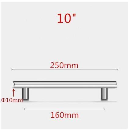Stainless Steel Kitchen Door Cabinet T Bar Handle Pull Knob Door Pull Handle Stainless Door Handle Stainless Steel Hollow Bar Drawer Pulls Cupboard Knob For Kitchen Furniture
