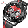 Waterproof  Quartz  Man Leather Sport Wrist Watch  Luxury Unique Design Perfect Gift