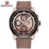 Sports Men's Leather Waterproof Date Display Casual Analog Luxury Watches Unique Design Perfect Gift