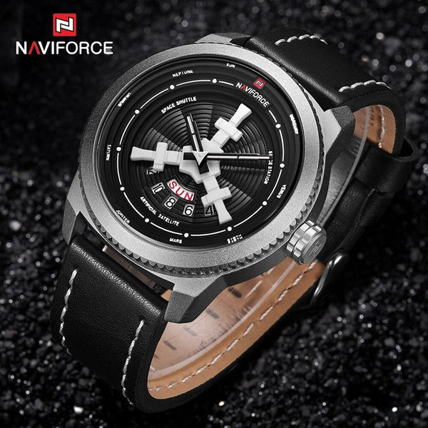 Sport  Watches For Man Waterproof Watch Analog Quartz Leather Band Date Calendar  Wristwatch Unique Design Perfect Gift