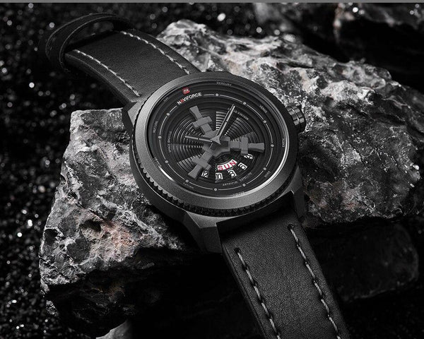 Sport  Watches For Man Waterproof Watch Analog Quartz Leather Band Date Calendar  Wristwatch Unique Design Perfect Gift