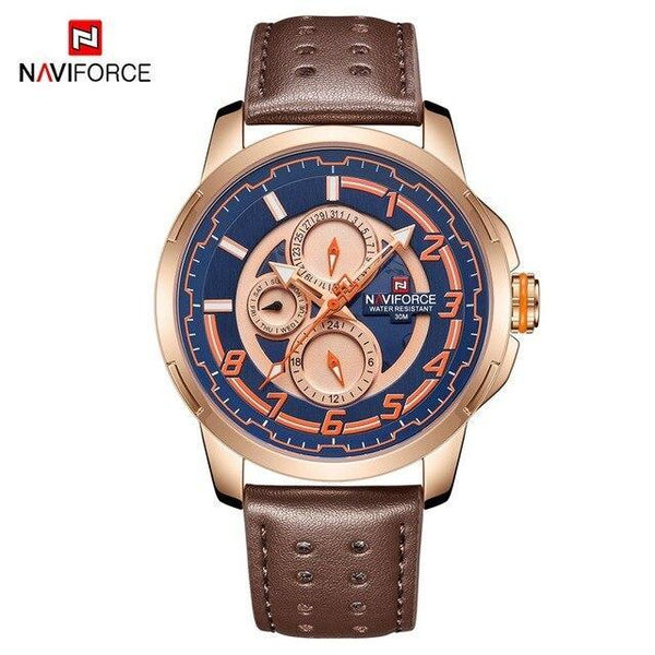 Sport Watches For Man Waterproof Watch Analog Quartz Leather Band Date Calendar  Unique Wristwatch  Perfect Gift