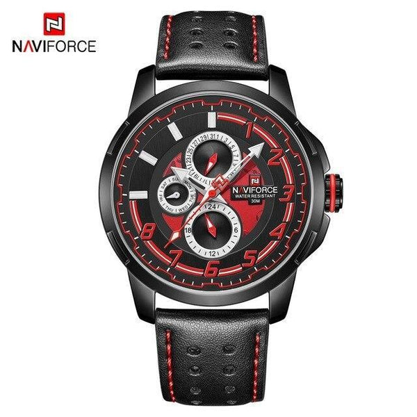 Sport Watches For Man Waterproof Watch Analog Quartz Leather Band Date Calendar  Unique Wristwatch  Perfect Gift