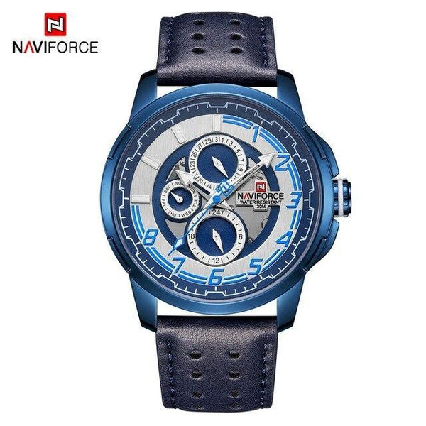 Sport Watches For Man Waterproof Watch Analog Quartz Leather Band Date Calendar  Unique Wristwatch  Perfect Gift