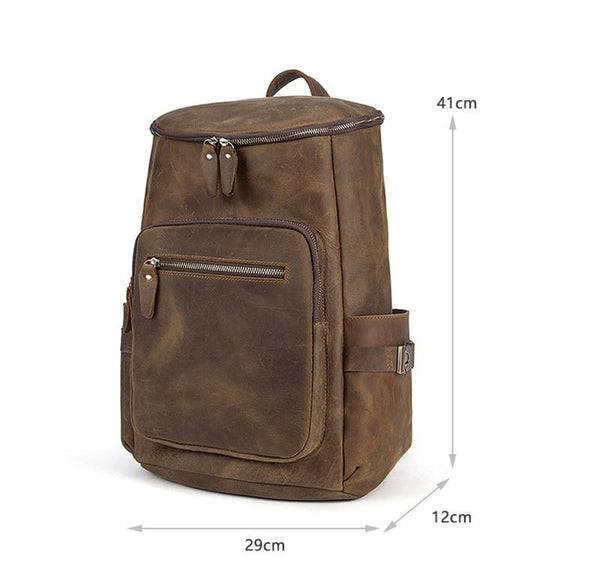 The Faulkner Backpack | Handcrafted Leather Backpack