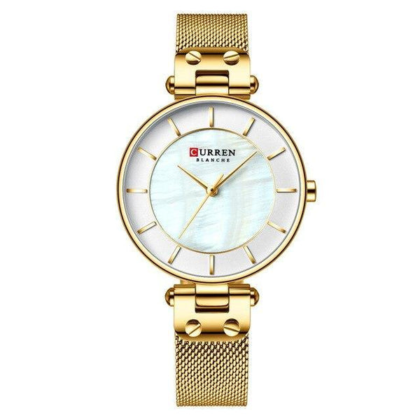 Women's Luxury Watches In Excellent Background And Zircon Designs Business Style Wristwatch Perfect Gift For Her