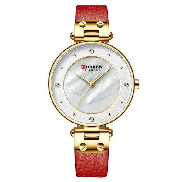 Women's Luxury Watches In Excellent Background And Zircon Designs Business Style Wristwatch Perfect Gift For Her