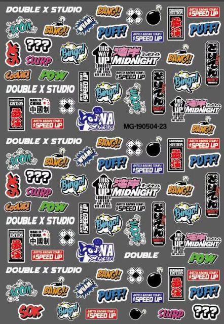 New Super Thin Self-Adhesive  Letter 3d Nail Decal Stickers Manicure Nail Art Decoration Accessories Holographic Old English Character Nail Self-Adhesive Sticker English Font Design Manicure Design Water Sliders Decorations Accessories