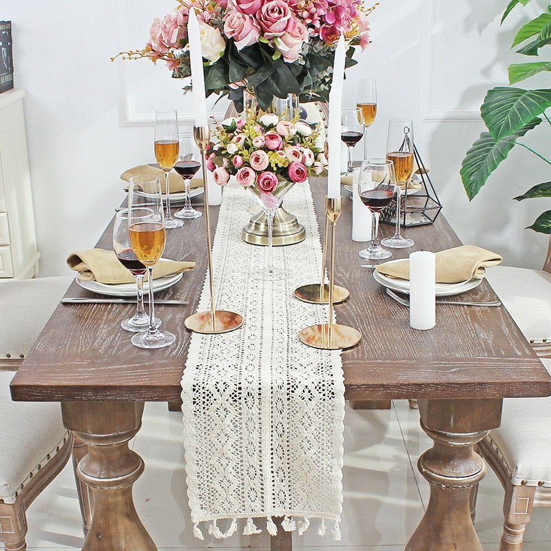 Crochet Lace Table Runner