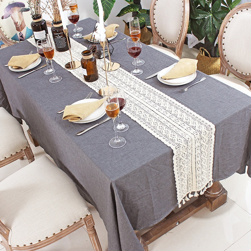 Crochet Lace Table Runner