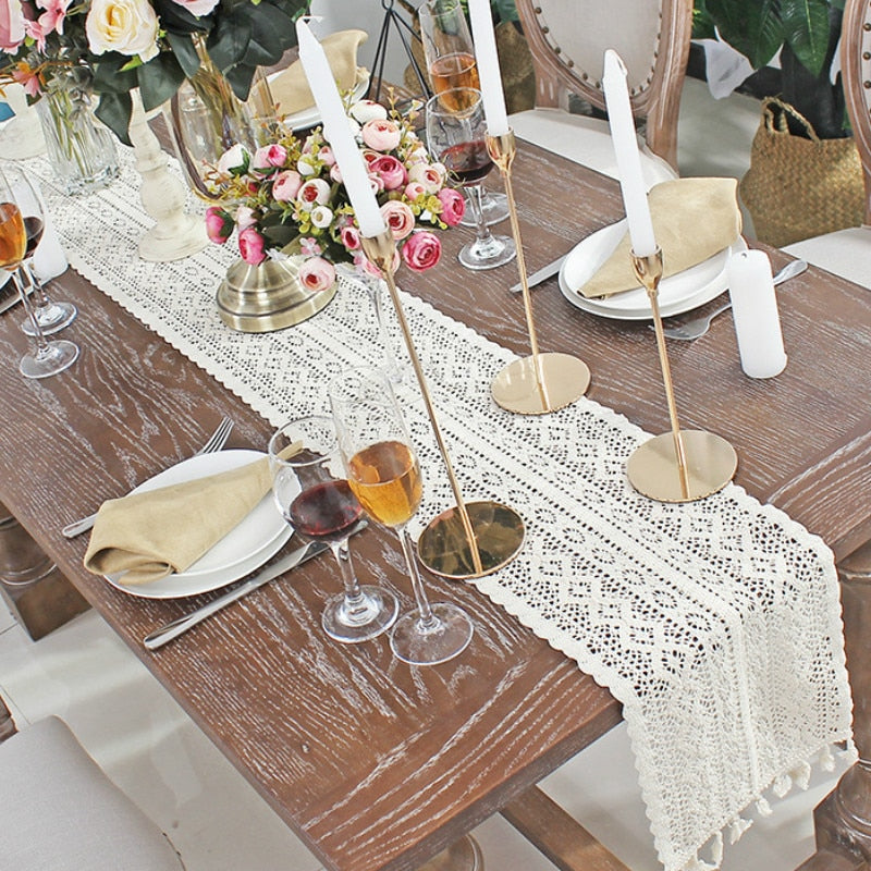Crochet Lace Table Runner