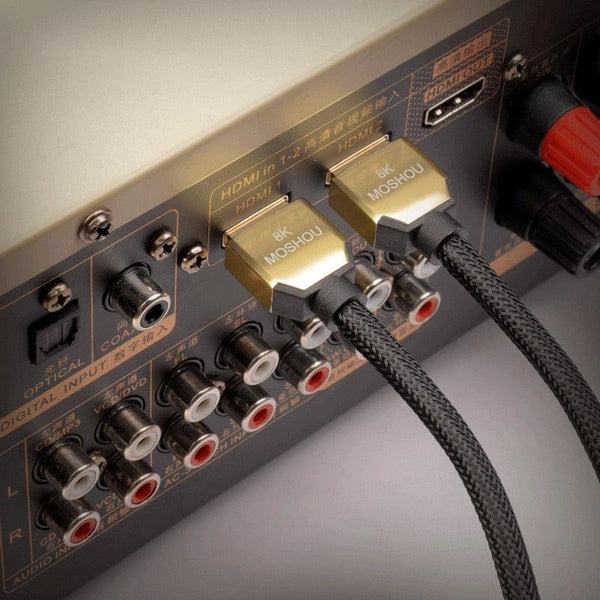 8K 60Hz 4K 120Hz HDMI 2.1 Cables 48Gbps HDR Video Cord Ultra HD 48Gbps High Speed HDMI High Definition Multimedia Interface Compatible With TV Monitor Gaming