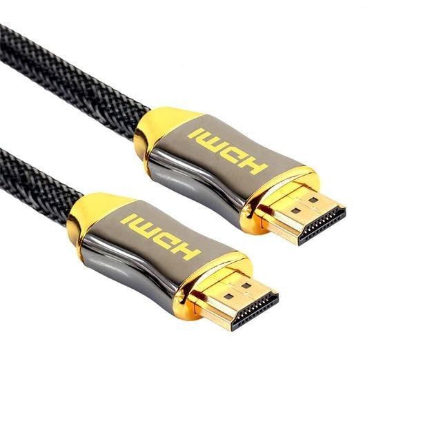 4K Display Port To HDMI Cable Adapter HDMI To HDMI Cable High Speed 2.0 Golden Plated Connection Cable Cord Compatible For UHD FHD