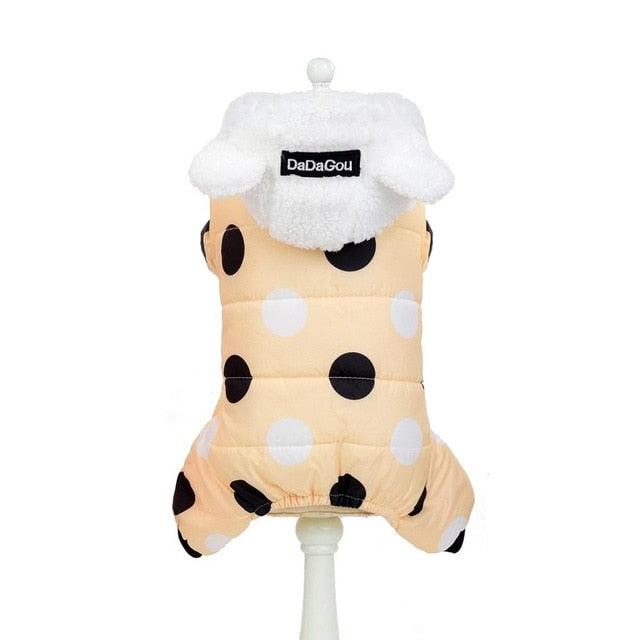 Big Polka Dot Snowsuit Jumpsuit