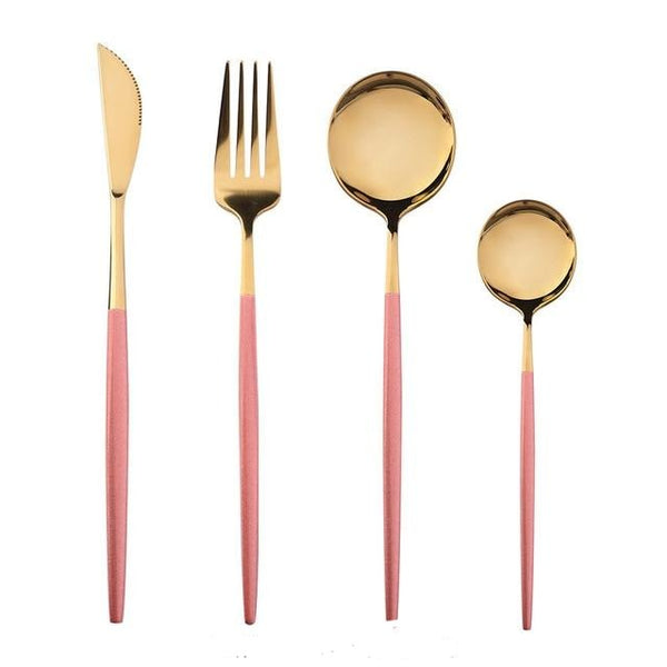 Eva Gold Tip Flatware