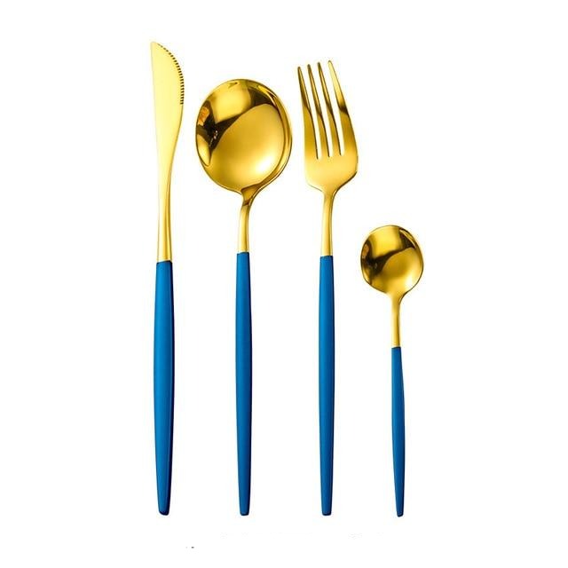 Eva Gold Tip Flatware