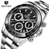 Luxury Men Watches Scratch Resistant Full Stainless Steel Strap Waterproof Sport Quartz Watch Men Fashion Date Clock Chronograph