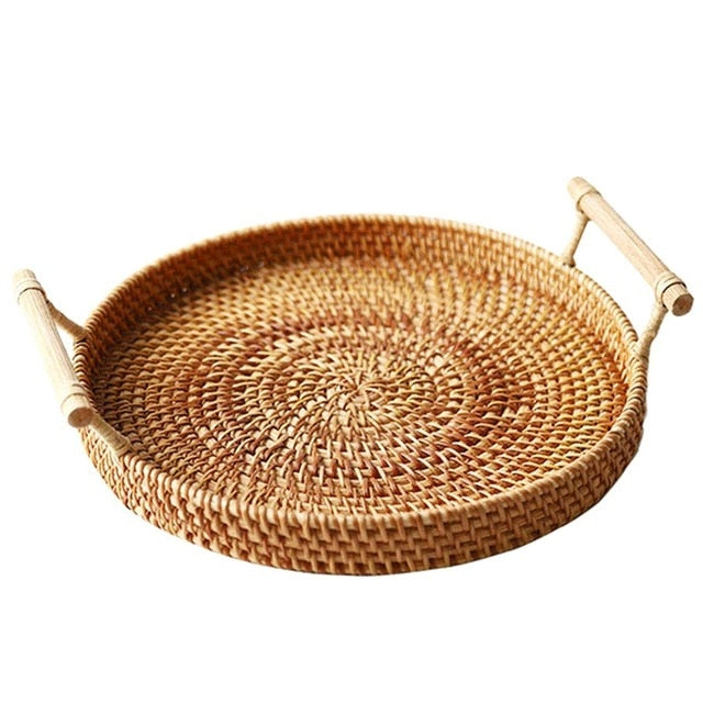 Wicker Rattan Tray