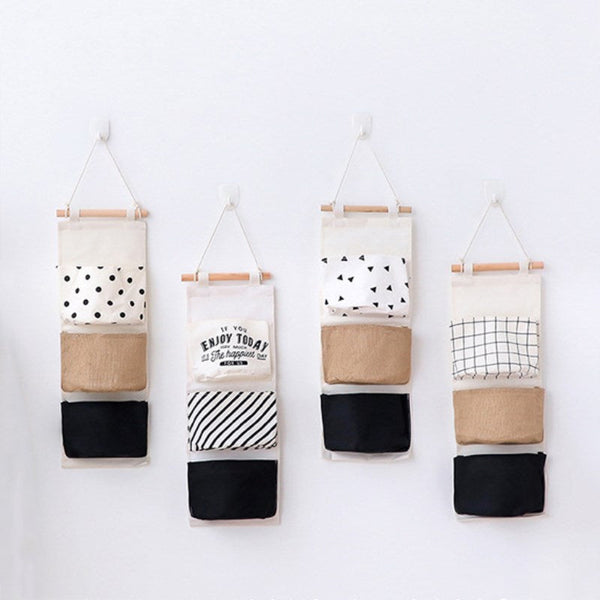 Linen Hanging Storage Bag