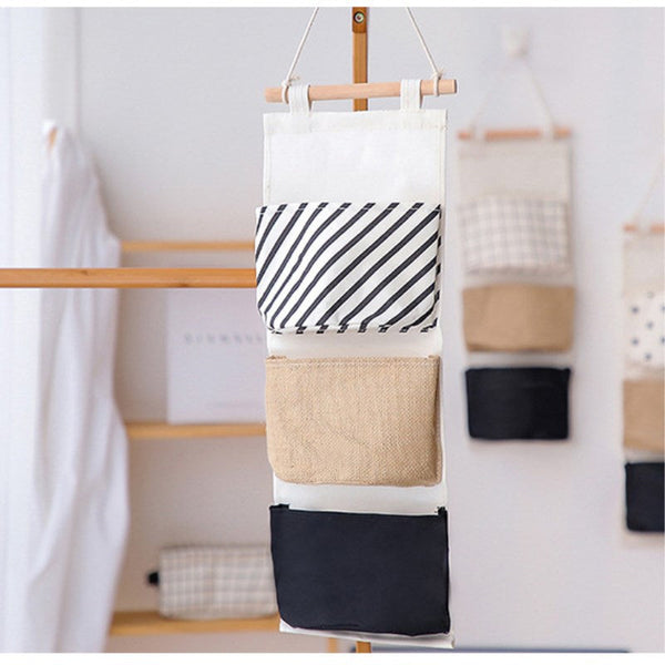 Linen Hanging Storage Bag