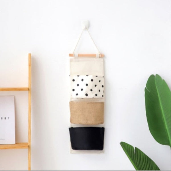Linen Hanging Storage Bag