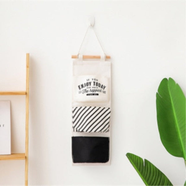 Linen Hanging Storage Bag