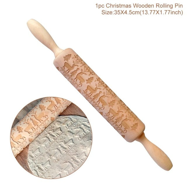 3D Embossed Rolling Pin