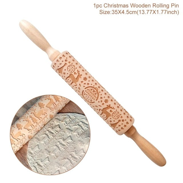 3D Embossed Rolling Pin
