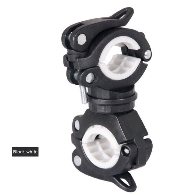 Bicycle Light Bracket Bike Lamp Holder LED Headlight Pump Stand Quick Release Mount 360 Degree Rotatable Universal Flashlight Mount Holder Mount Bicycle Mounting Bracket Flashlight Holder