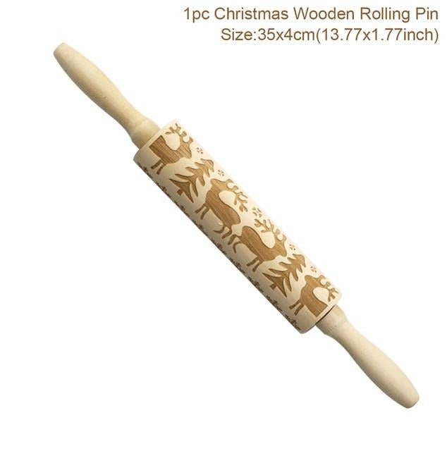 3D Embossed Rolling Pin