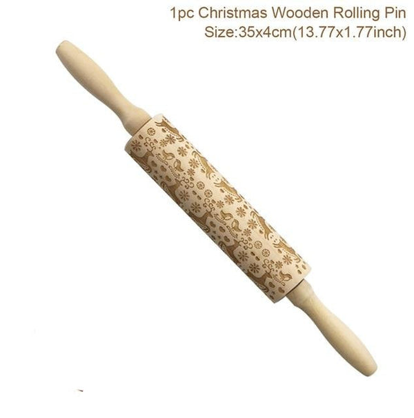 3D Embossed Rolling Pin