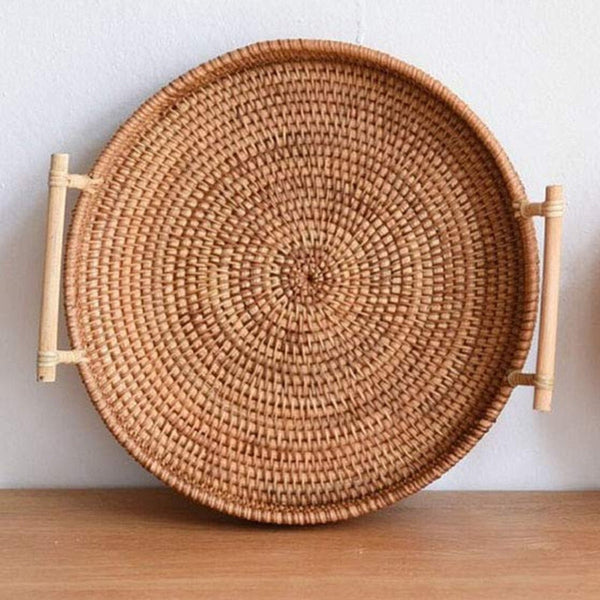 Wicker Rattan Tray