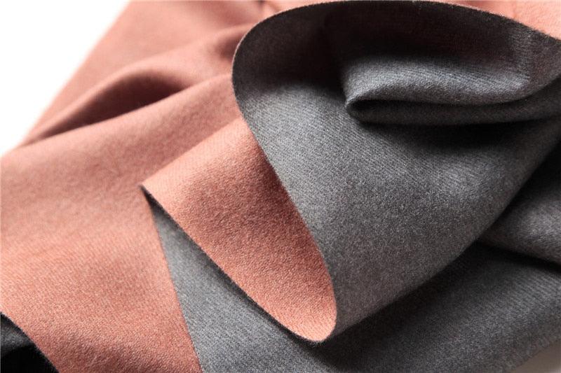 Fashion Winter Solid Soft Scarf Cashmere Lightweight Scarves Shawls Cashmere Escharpe Scarfs Lightweight Shawls Hijabs Shawls Escharpe Elegant Wrap Blanket Bandana Tassel For Lady