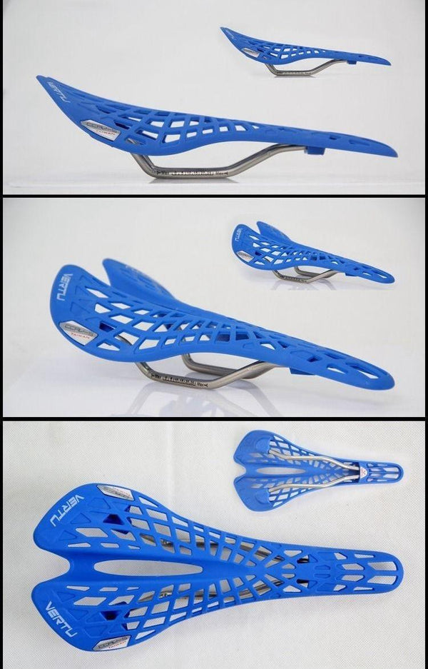 Super Bicycle Saddle Light Plastic Mountain Bike Saddle Seat PVC Cushion Mountain Bike Seat Bicycle Hollow Seat Saddle Carbon Fiber Seat Cushion Cover Lightweight Saddle Bike Accessories