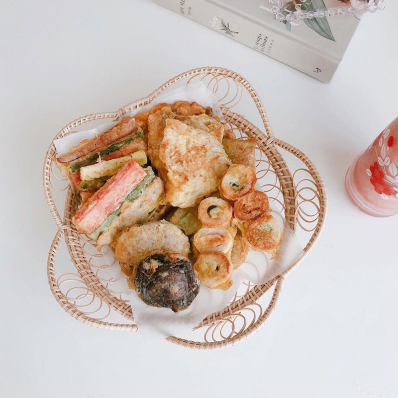 Petals Wicker Rattan Tray