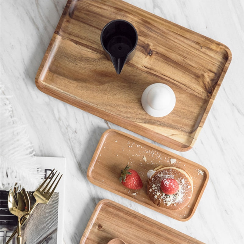 Acacia Wood Serving Tray