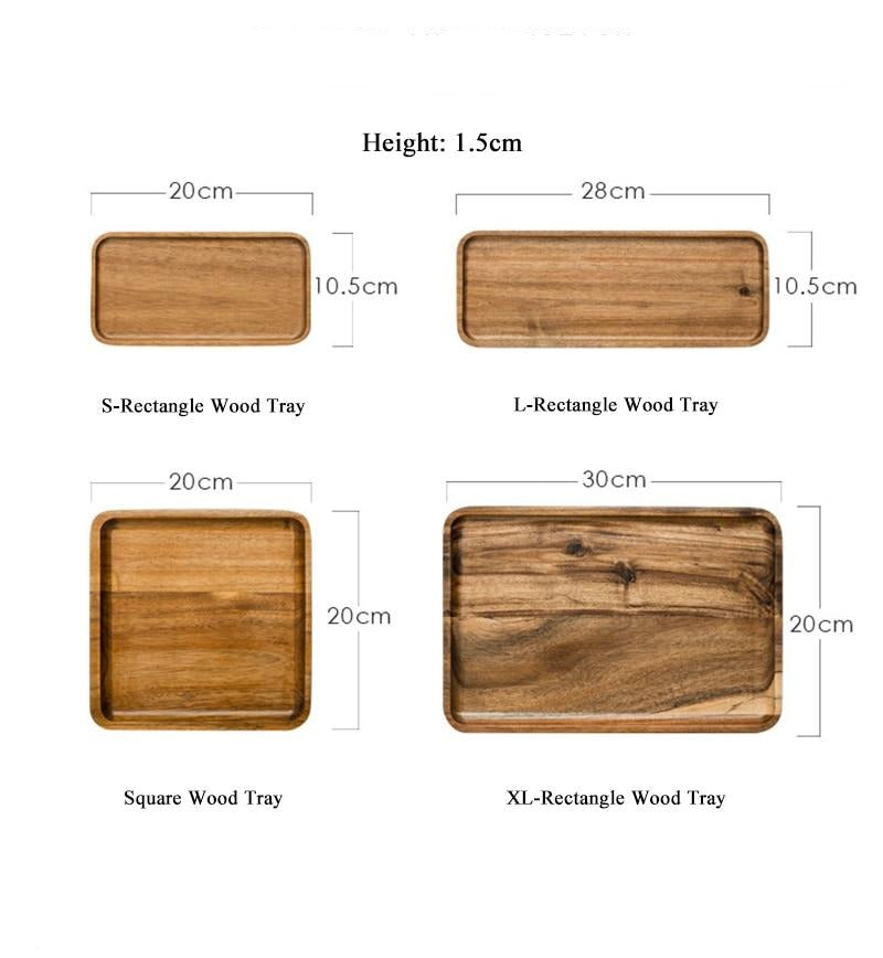 Acacia Wood Serving Tray