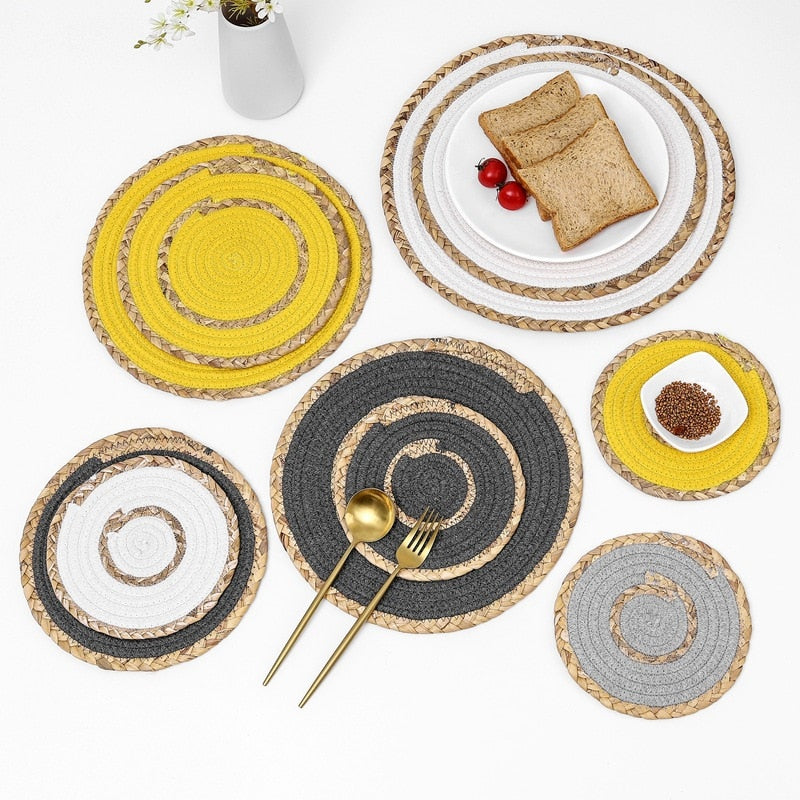 Straw Crochet Placemat