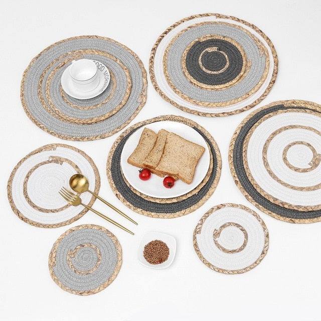 Straw Crochet Placemat