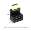 HDMI Compatible 90 Degree Right Angle Adapter HDMI 270 Degree HDMI Gold Plated HDMI 2.0 Male To Female Adapter Connector HDMI Cable Extender 3D 4K Supported - 270 degree adapter