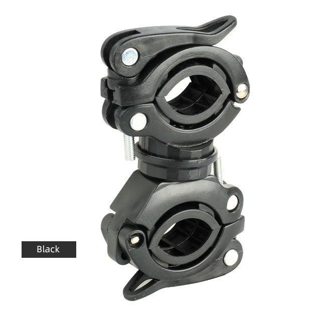 Bicycle Light Bracket Bike Lamp Holder LED Headlight Pump Stand Quick Release Mount 360 Degree Rotatable Universal Flashlight Mount Holder Mount Bicycle Mounting Bracket Flashlight Holder