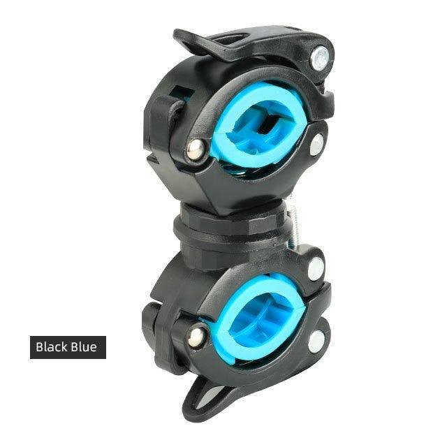 Bicycle Light Bracket Bike Lamp Holder LED Headlight Pump Stand Quick Release Mount 360 Degree Rotatable Universal Flashlight Mount Holder Mount Bicycle Mounting Bracket Flashlight Holder
