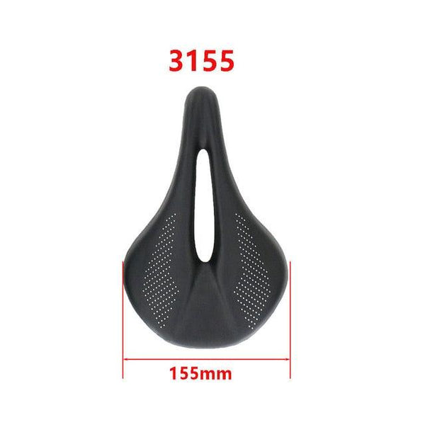 Full Carbon Saddle Road Bike Super Light Leather Carbon Bicycle Seat Optimized For Men Flexible And Comfortable Sit Bone Support Shock Absorbing Road Bike Saddle