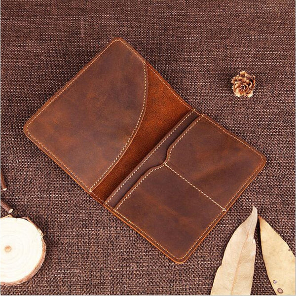 Priam Handmade Leather Passport Cover -
