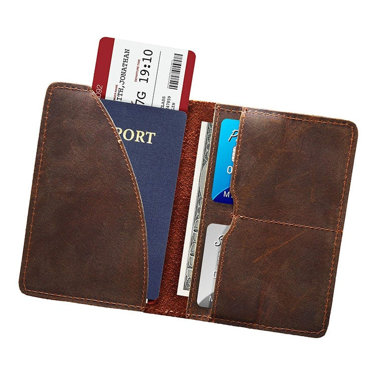 Priam Handmade Leather Passport Cover -