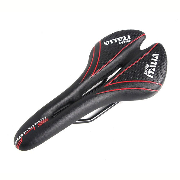 Professional Bicycle Saddle Road Bike Seat Comfortable Hollow Racing Front Cushion Mountain PU Cycling Comfortable Bike Seat Bicycle Saddle Padded Professional Waterproof Road Bike Saddle For Men Riding Bike City Bike