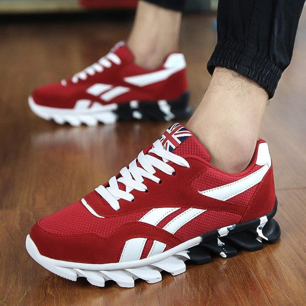 Fashion Mens Running Light Breathable Shoes Mens Sneakers Light Weight Running Elegant Soft Sneakers Comfortable Athletic Running Sneakers