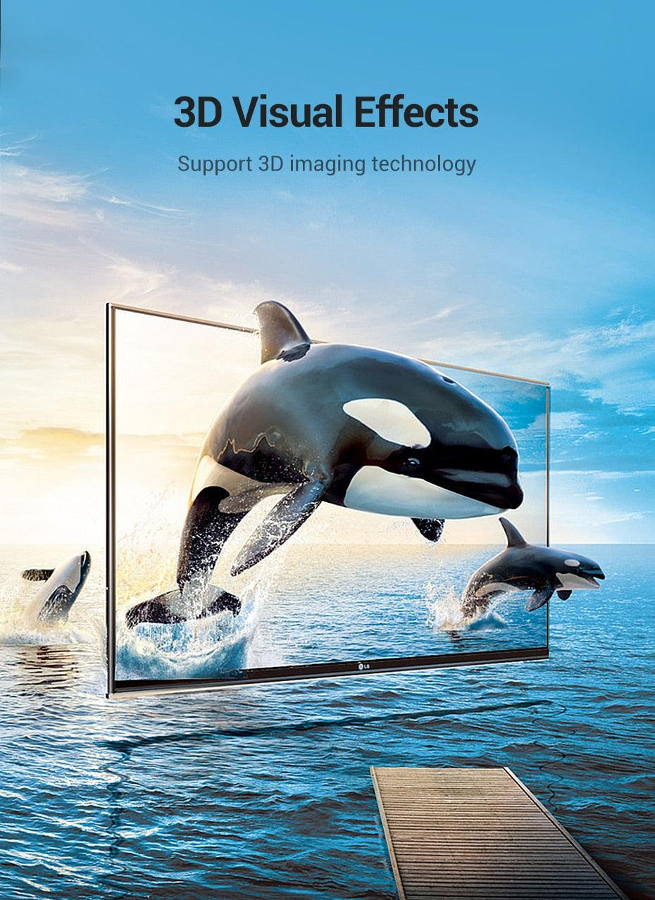 Fast 1.4Gbps 8K 60Hz 4K HDR  Display Port Audio Cable for Video PC Laptop TV