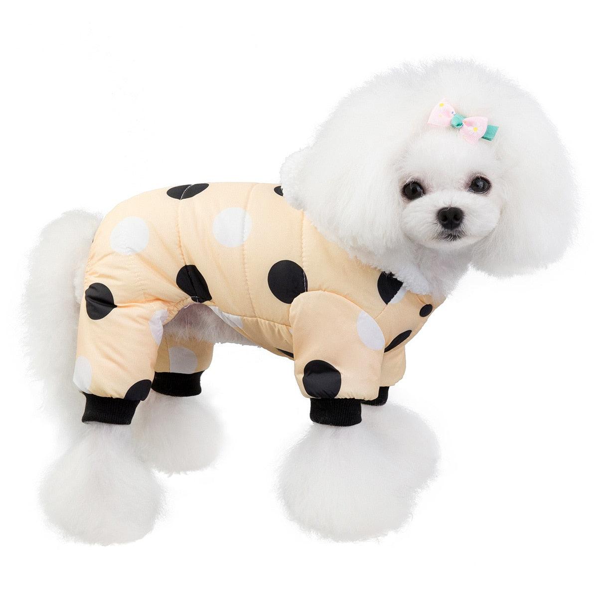 Big Polka Dot Snowsuit Jumpsuit